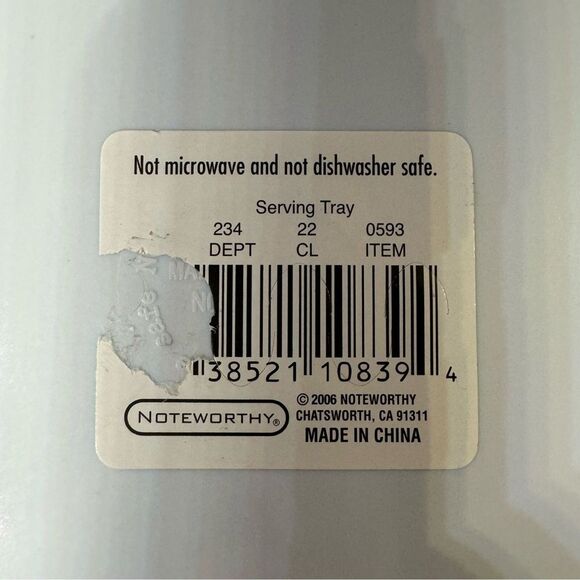 Noteworthy Flamingos and Palm Trees Tropical Melamine 15”x11” Serving Tray EUC - Picture 4 of 6